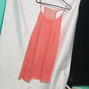 Peach/orange summer dress